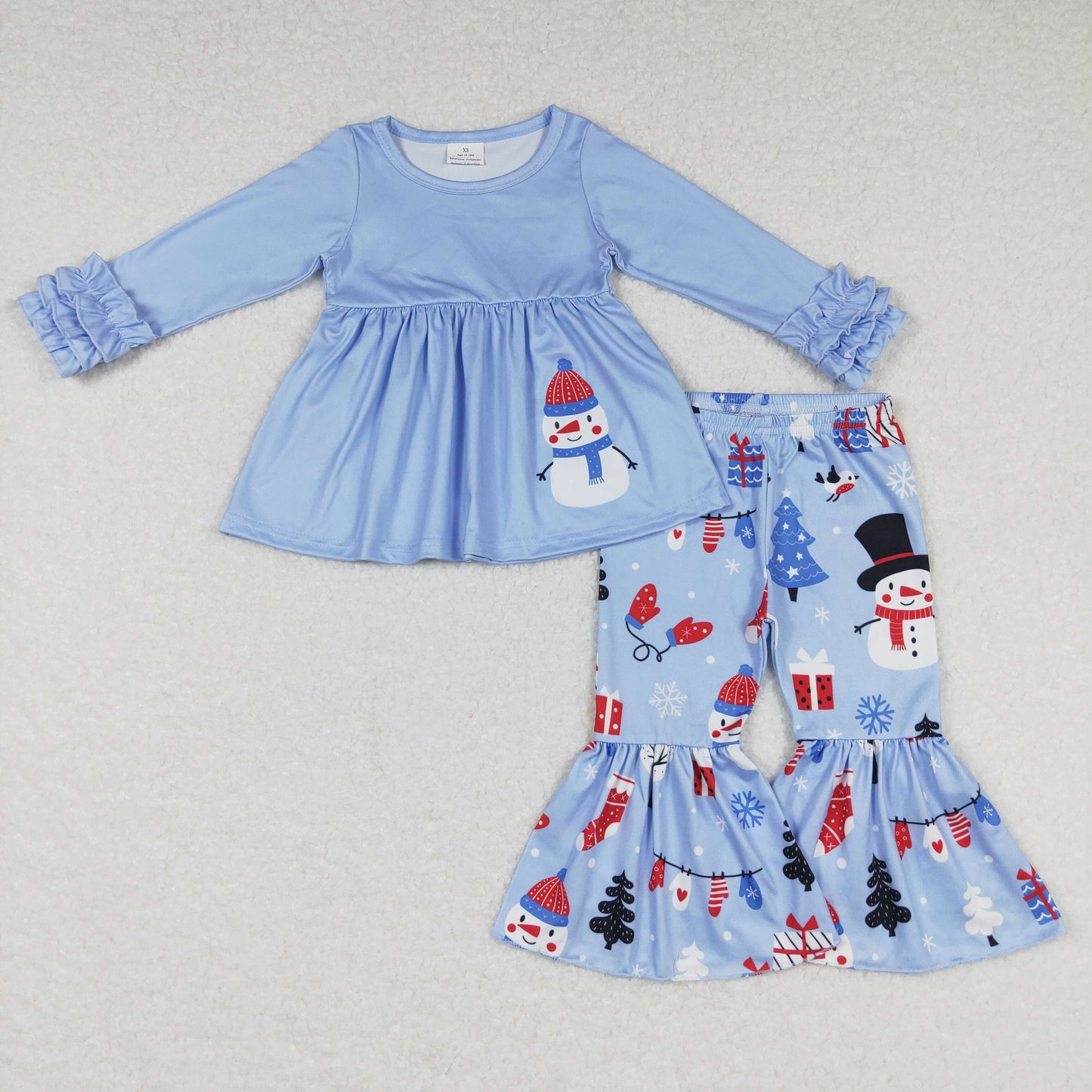 GLP0901 snow man long sleeve girl outfit preorder 20231019