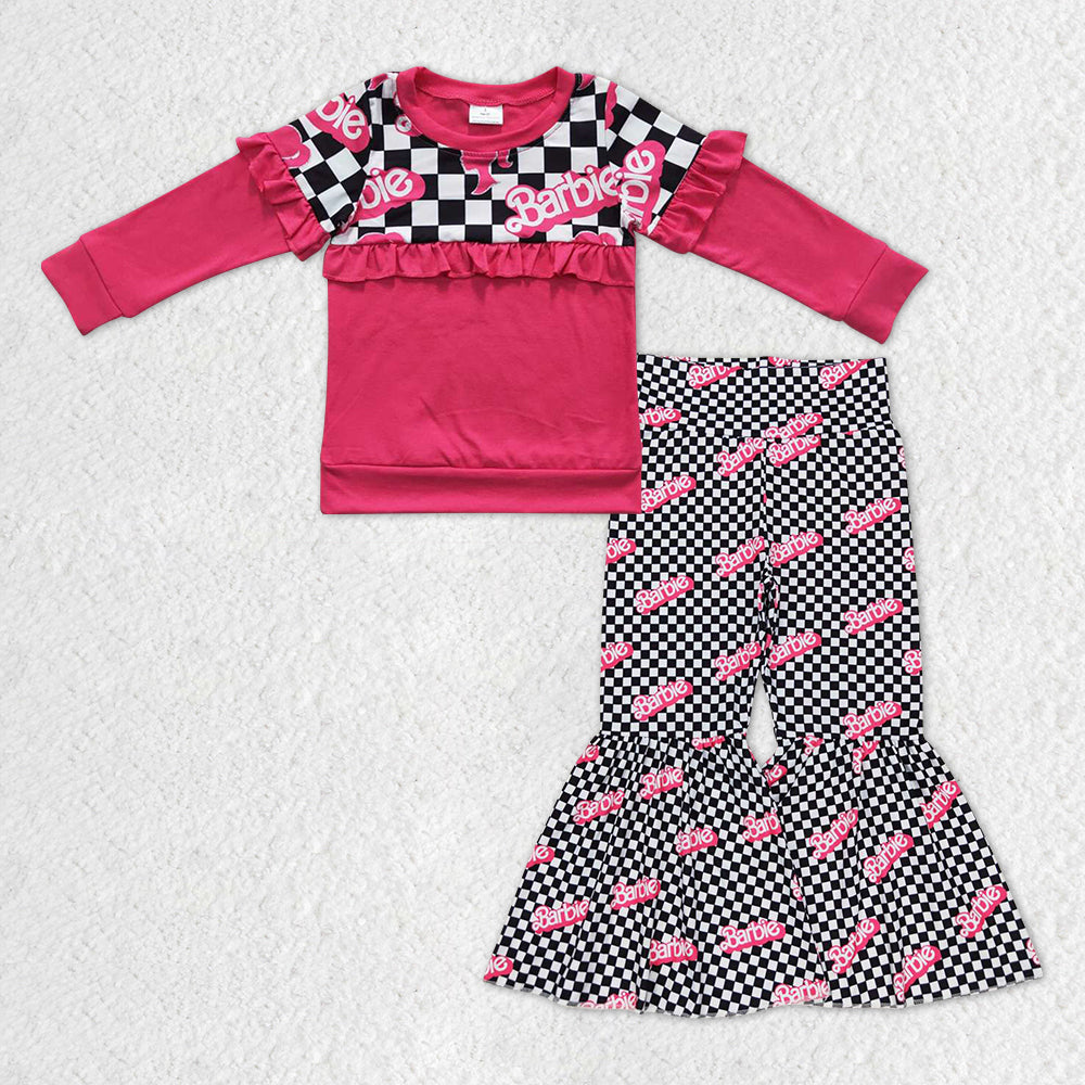 GLP0967组合 RTS barbie long sleeve kids girl  outfit 20231012