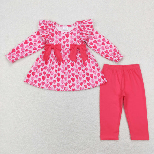 GLP1108 RTS love Valentine long sleeve girl outfit 202312