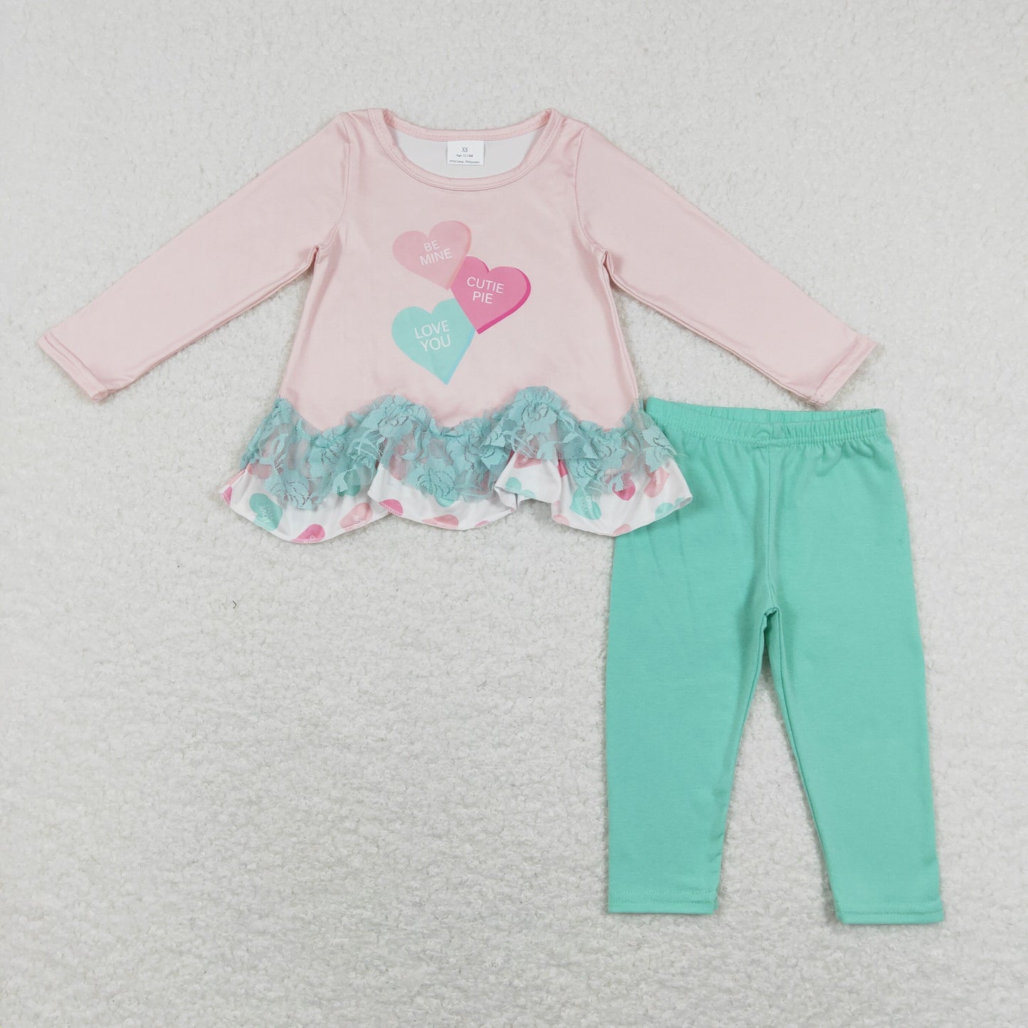 GLP1132  RTS valentine love girl pink outfit 202401