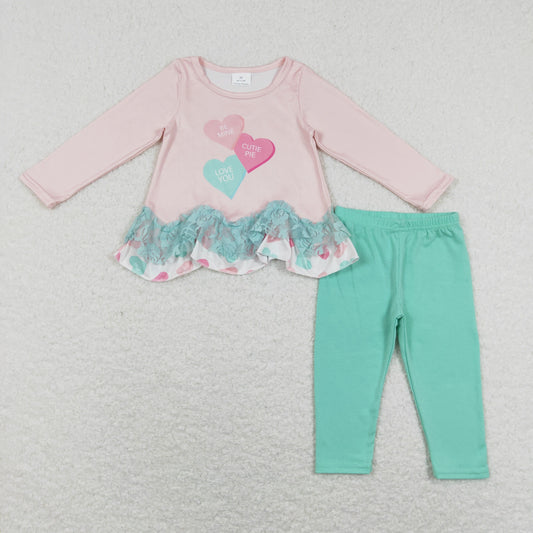 GLP1132  RTS valentine love girl pink outfit 202401