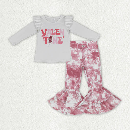 GLP1160 denim valentine love jeans girl outfit RTS 202401