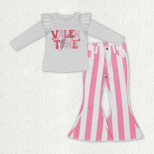 GLP1161 denim valentine love jeans girl outfit RTS 202401