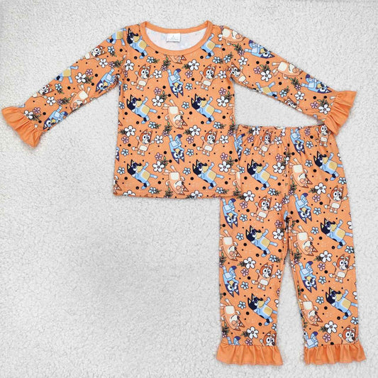 GLP1184 bluey dog pajamas girl outfit 202406 rts