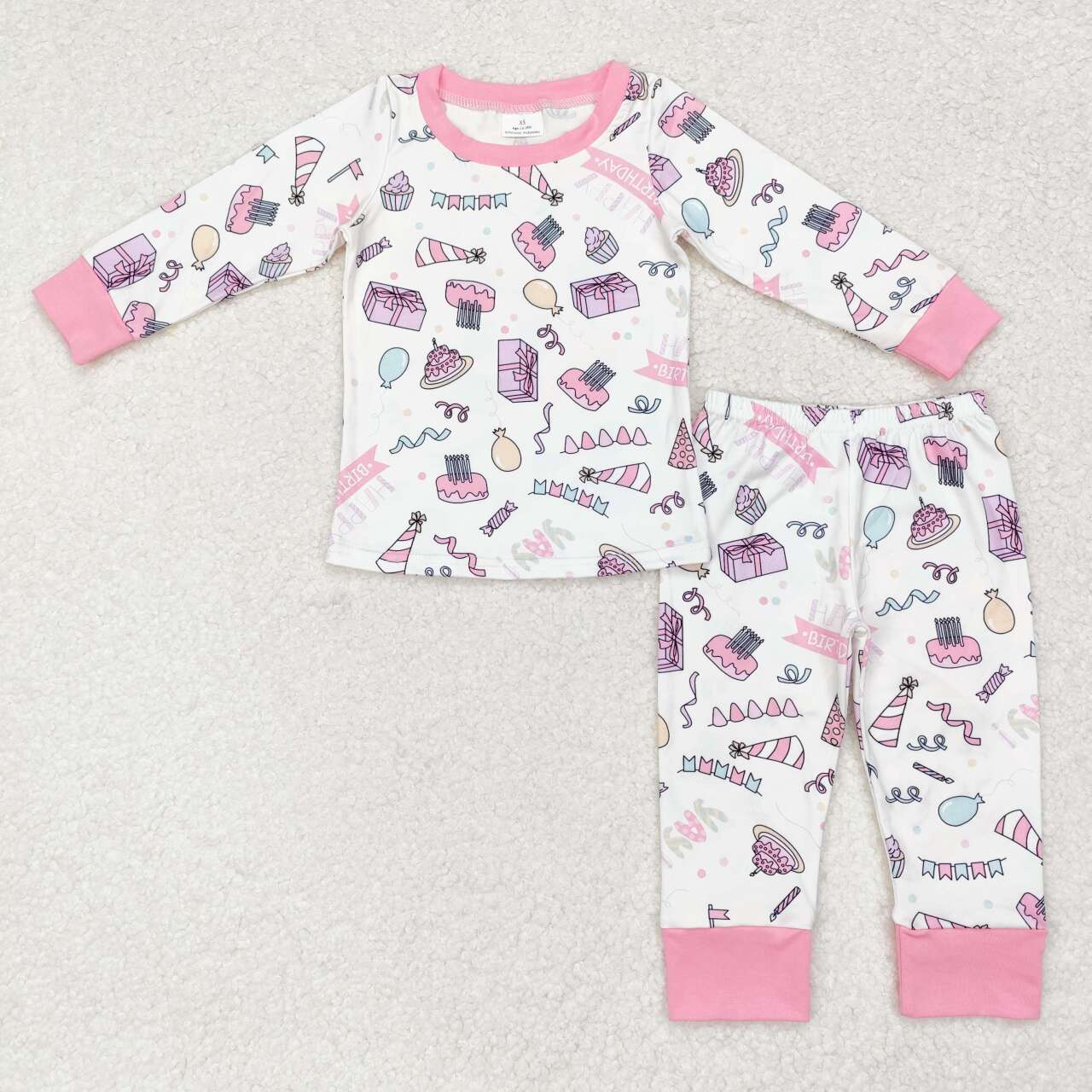 GLP1190 birthday girl pajamas outfit  202407 RTS