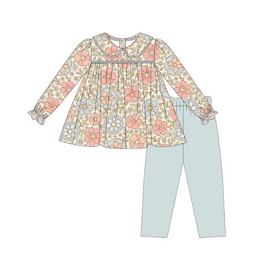 GLP1195 flower  preorder girl pajamas outfit 202405