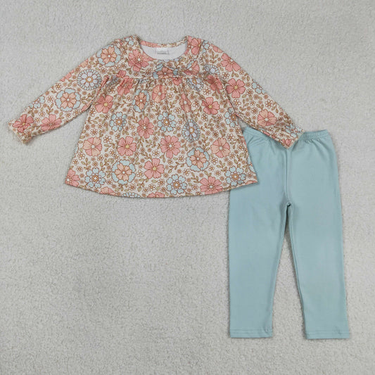 GLP1195 flower  preorder girl pajamas outfit 202603 RTS