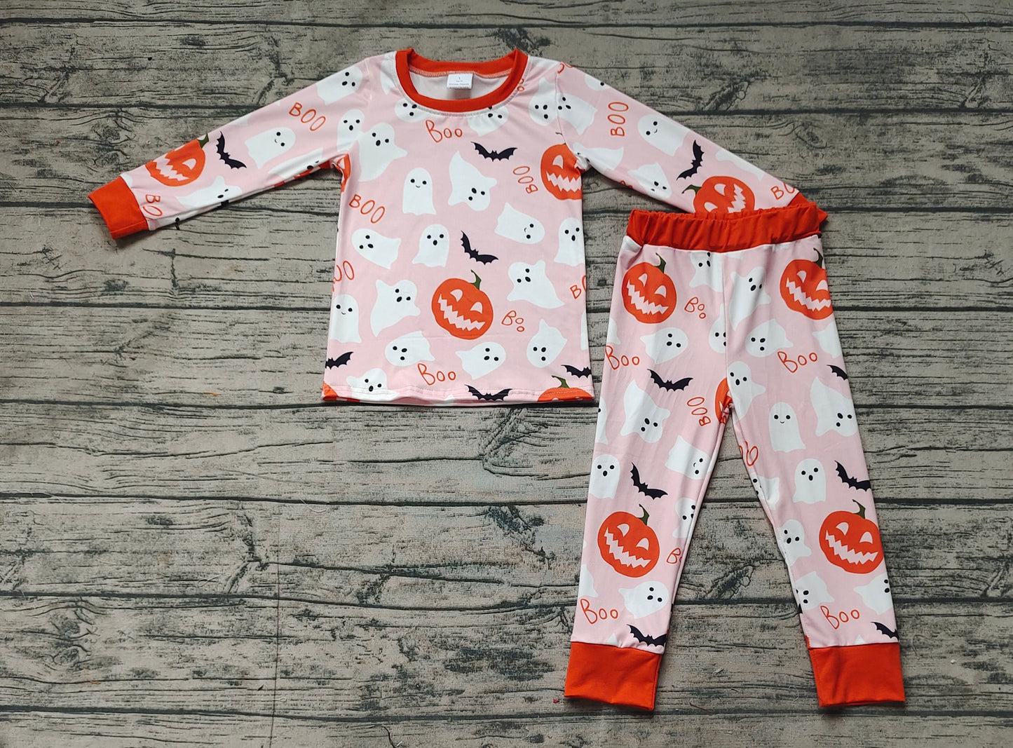 GLP1198 Halloween boy pajamas outfit 202406 RTS