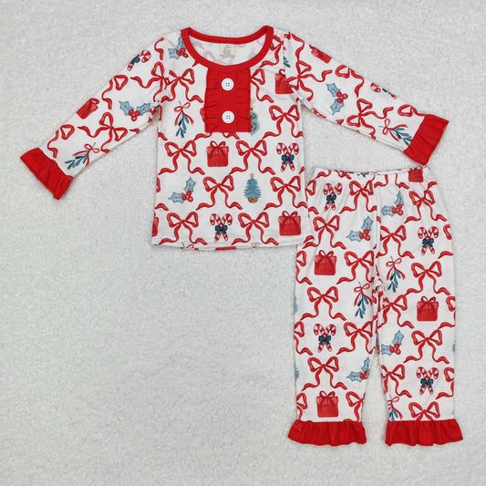 BAMBOO GLP1201  Christmas gift girl pajamas outfit 202409 RTS