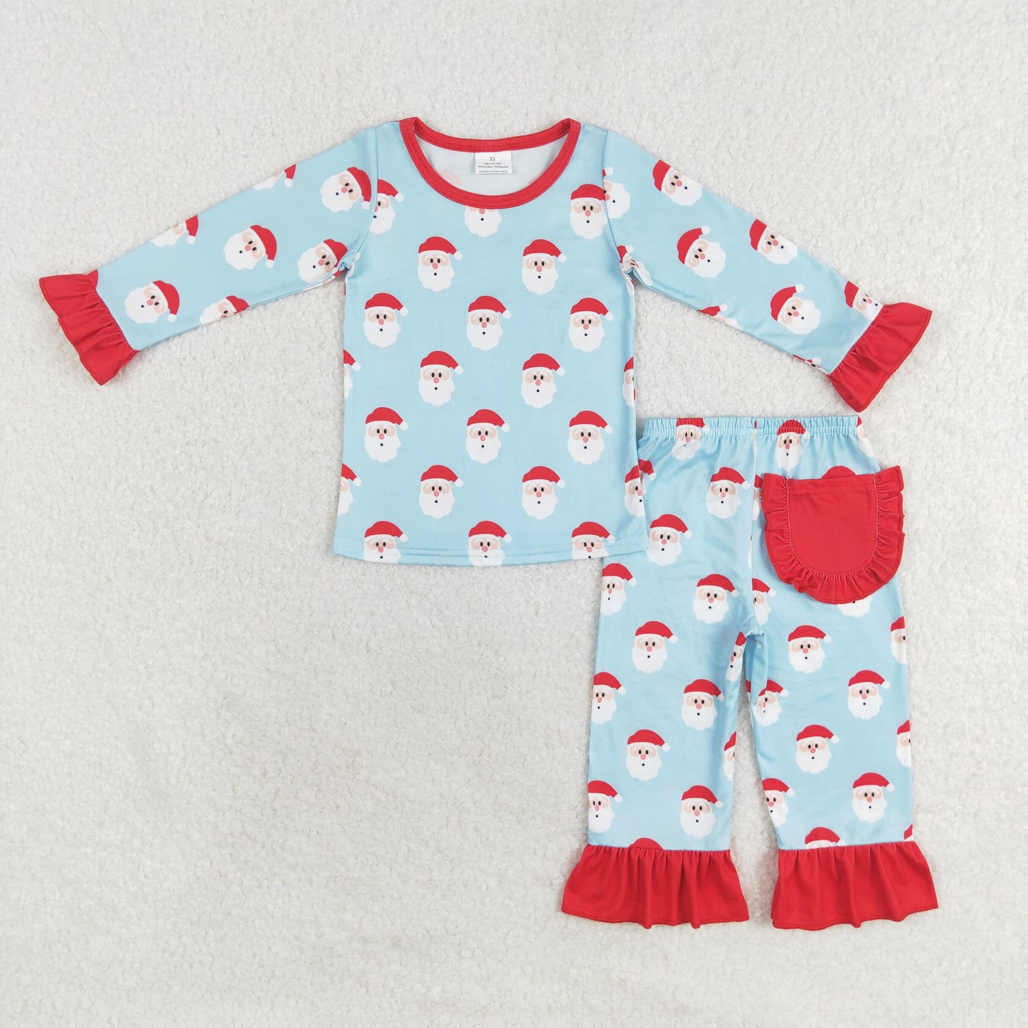 GLP1277 Christmas pajamas girl outfit  202407 RTS