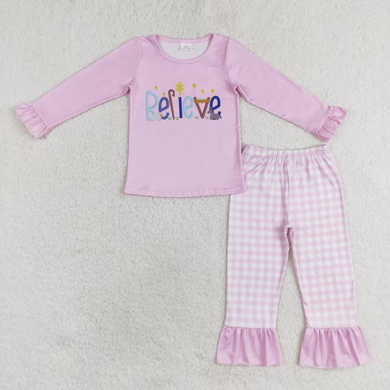 GLP1300 Christmas believe girl outfit RTS 202407