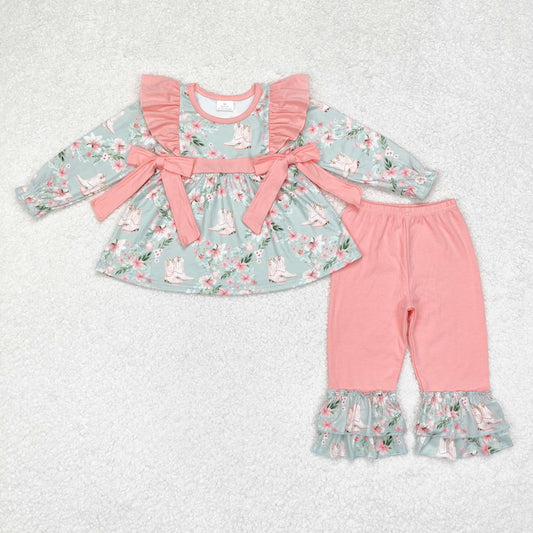 GLP1309 girl outfit flower preorder 202407 RTS sibling