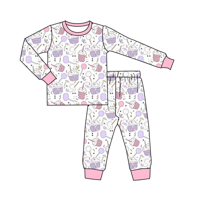 GLP1336 happy birthday girl pajamas outfit preorder 202405 sibling