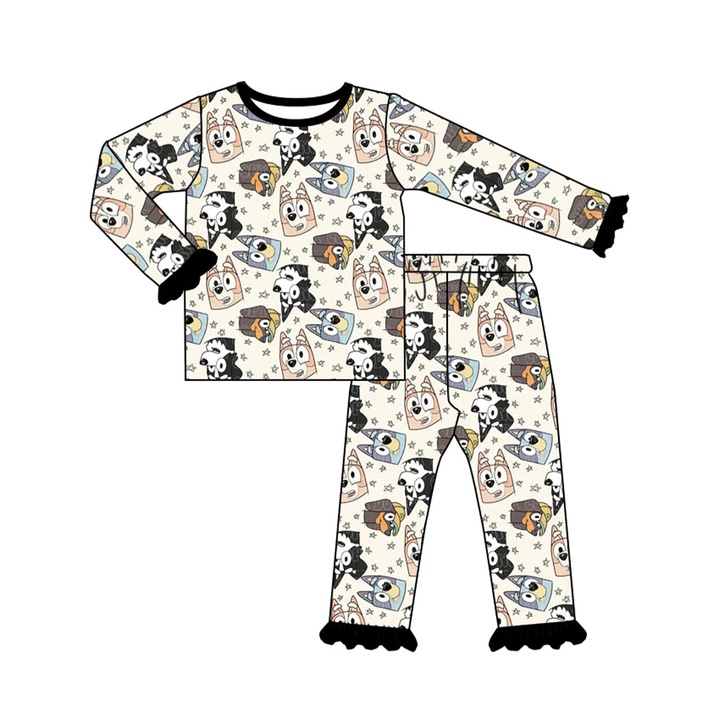 GLP1341  bluey dog girl pajamas outfit preorder 202406 sibling