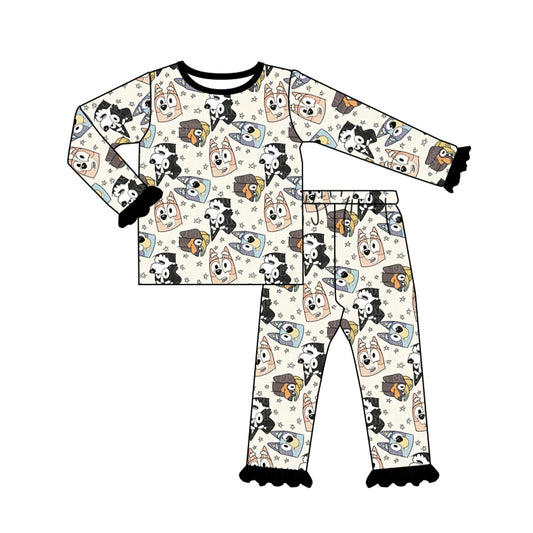 GLP1341  bluey dog girl pajamas outfit preorder 202406 sibling