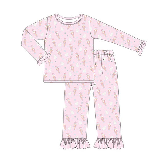 GLP1347 Christmas nutcracker pajamas girl outfit preorder 202406