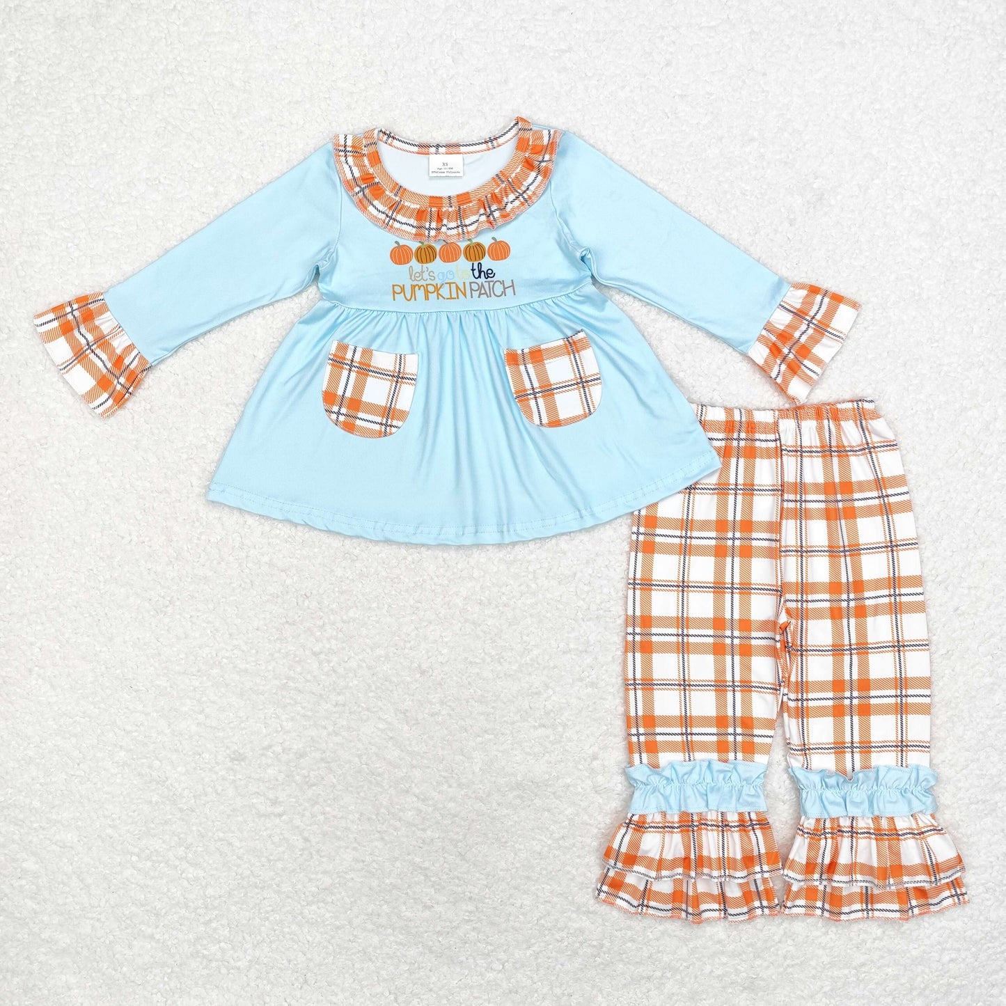 GLP1349  pumpkin patch girl outfit 202408 RTS