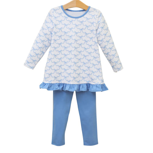 GLP1375 blue bow girl outfit preorder 202406  sibling
