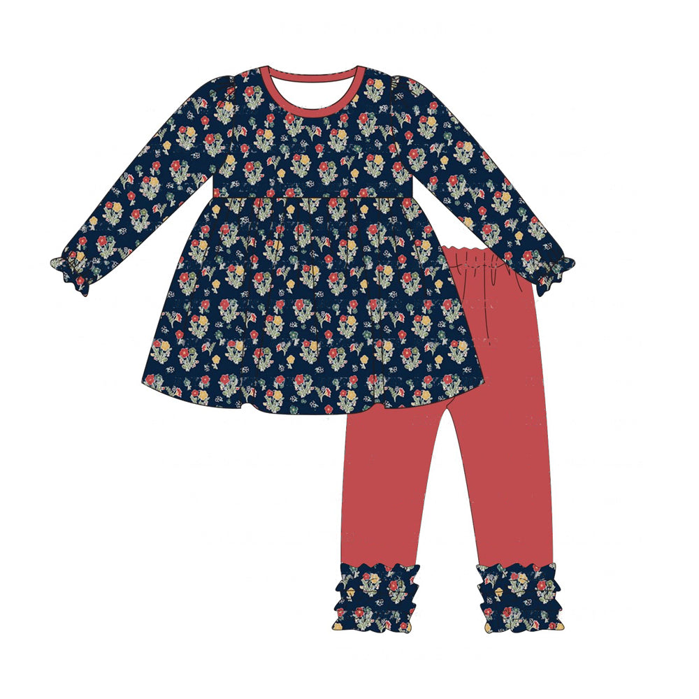 GLP1382 flowers girl outfit preorder 202406  sibling