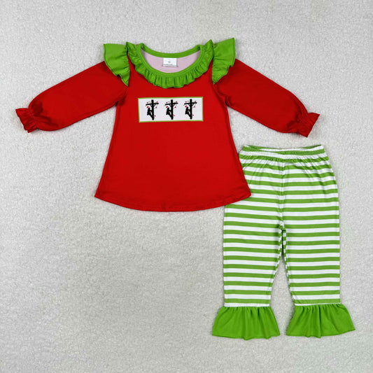 Christmas red green Lineman GSPO1647 sibling girl outfit preorder 202408