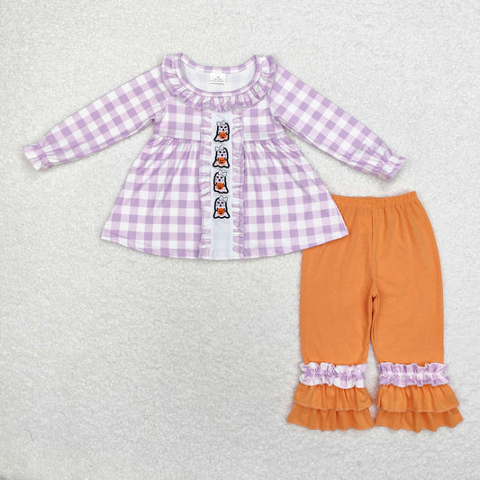 GLP1434 Halloween ghost embroidery girl outfit  202408 RTS