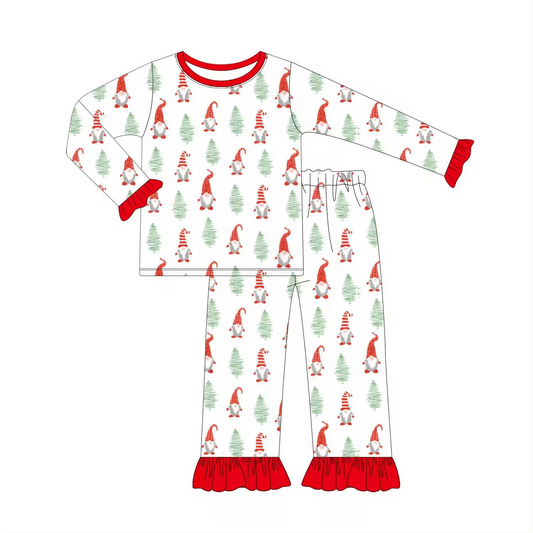 Christmas tree cartoon sibling GLP1507 preorder pajamas girl outfit 202407