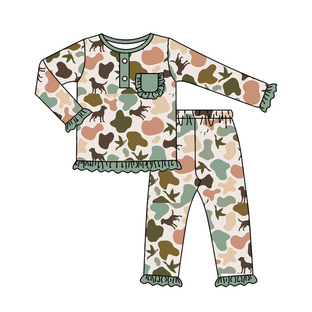 camo dog sibling GLP1520 preorder girl pajamas outfit 202407