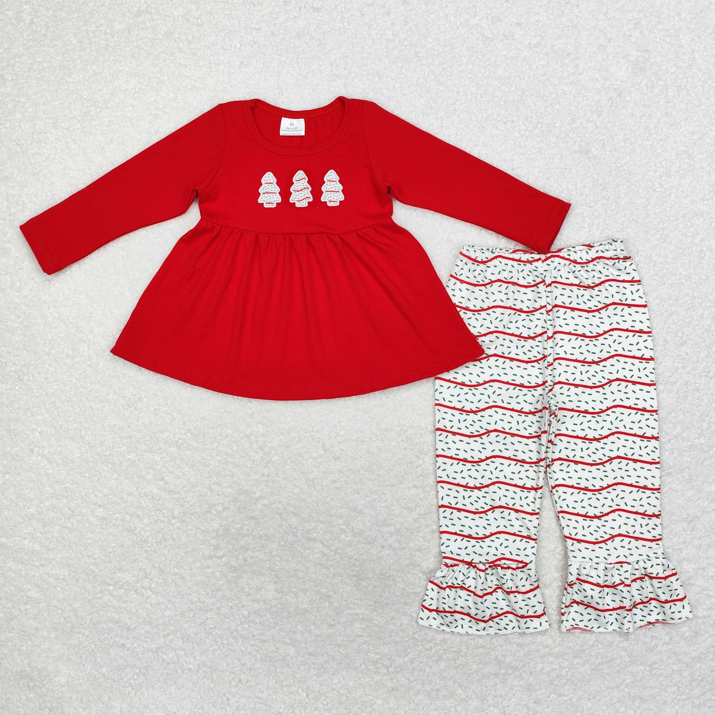 Christmas tree sibling GLP1525 embroidery preorder girl outfit 202407