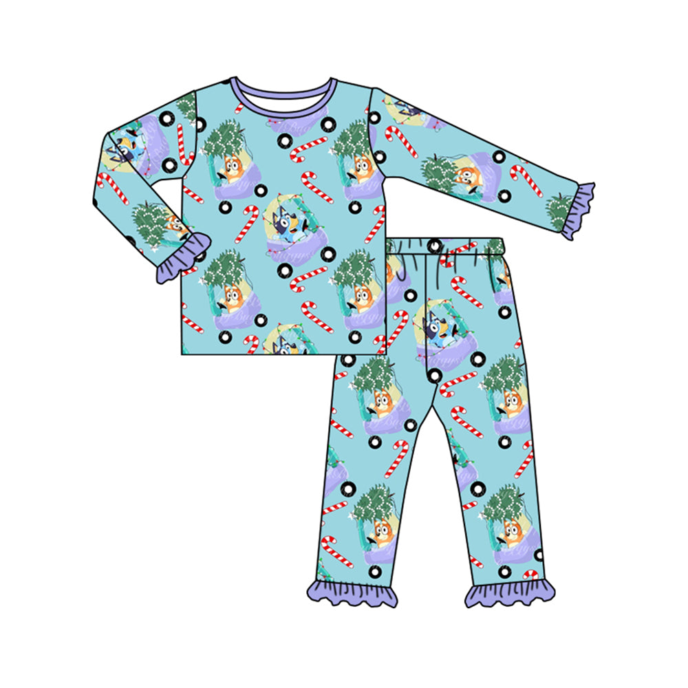 Christmas bluey sibling GLP1535 preorder girl pajamas outfit 202408