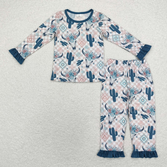 BAMBOO cow sibling GLP1566 girl pajamas outfit 202409 RTS