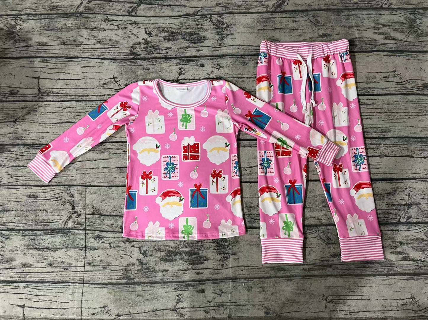 bamboo GLP1581 sibling Christmas gift girl pajamas outfit 202408 rts