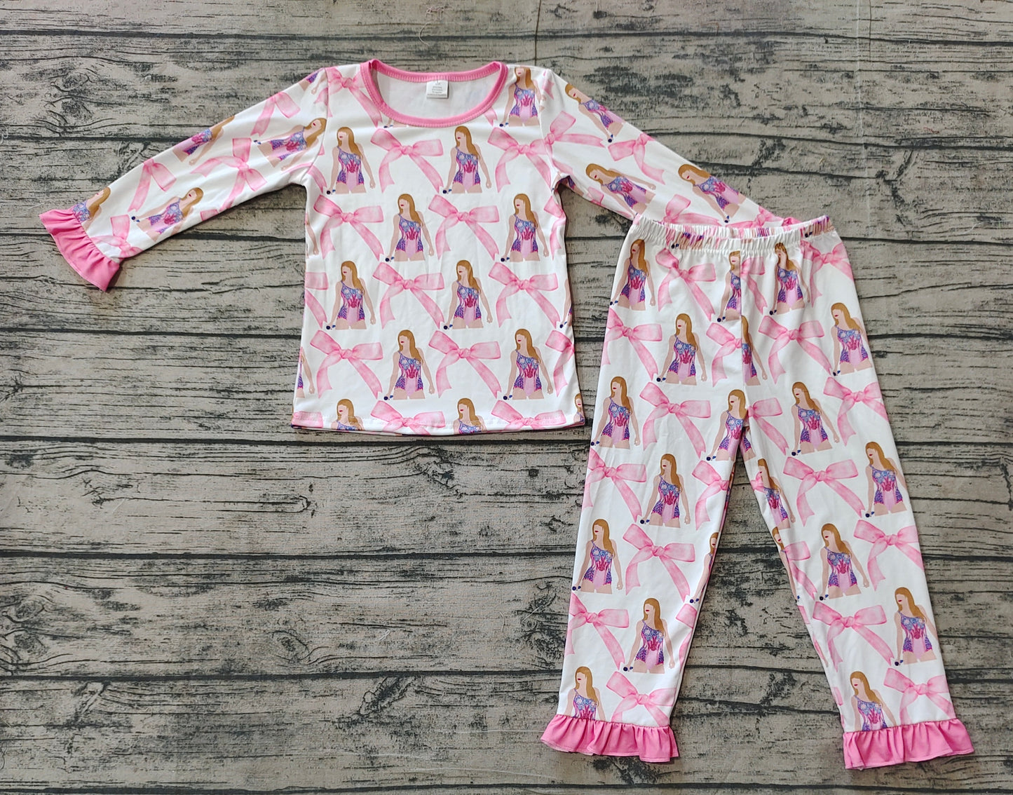 -BAMBOO GLP1606 TS taylor swift girl pajamas outfit 202409 sibling RTS