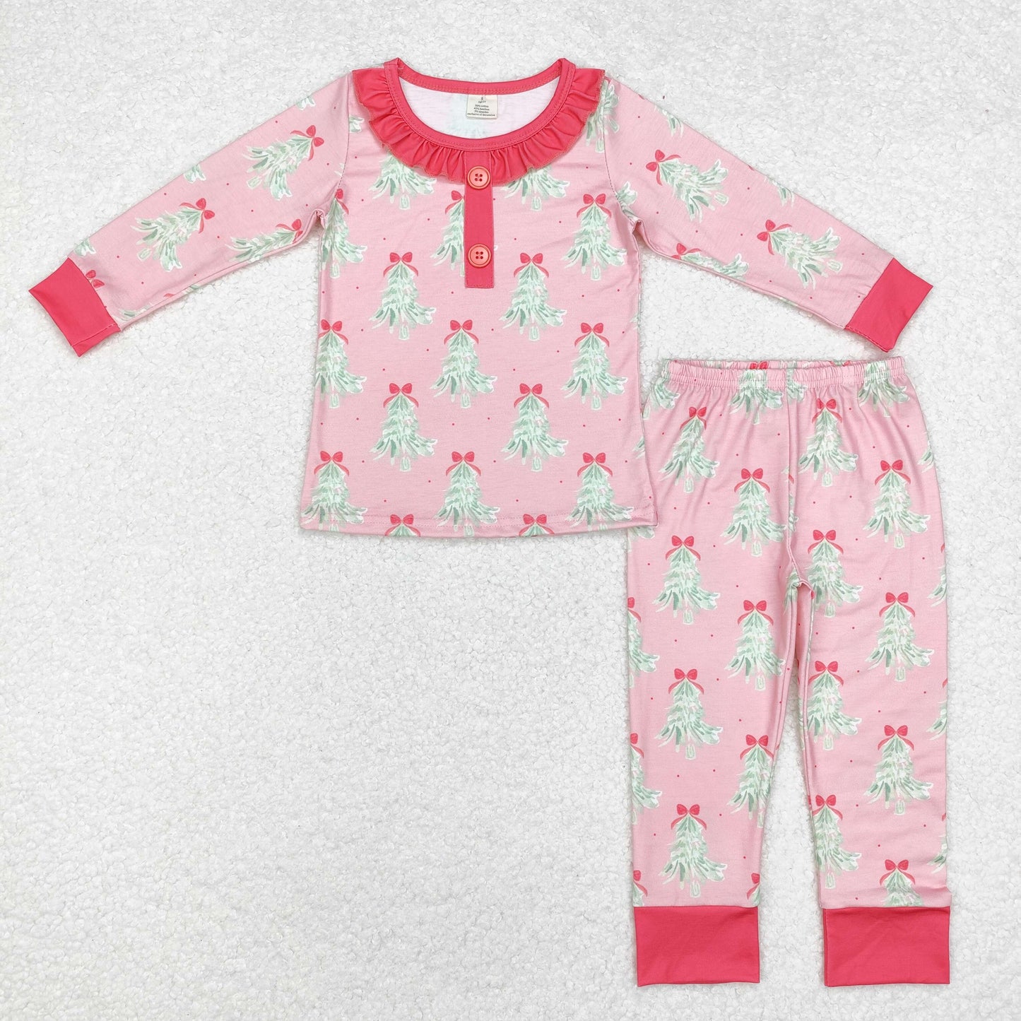 BAMBOO GLP1610 lucky feather girl pajamas outfit 202409 sibling