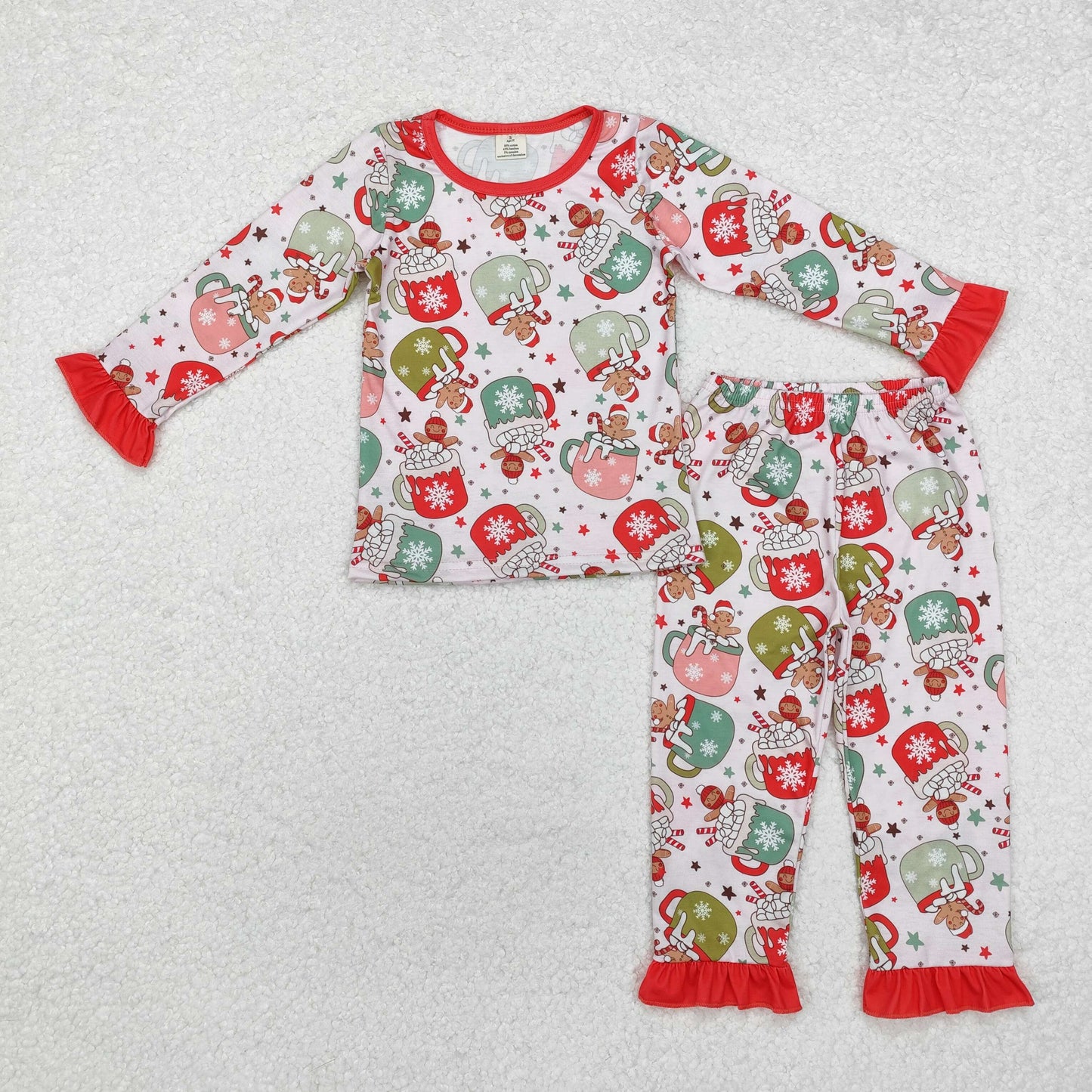 GLP1621 BAMBOO  RTS Christmas cup girl outfit pajamas  202411