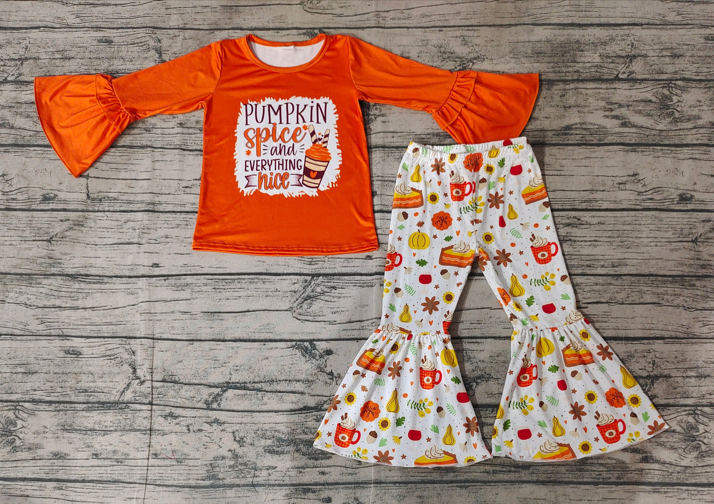 GLP1637 Halloween pumpkin girl outfit  202409 sibling RTS