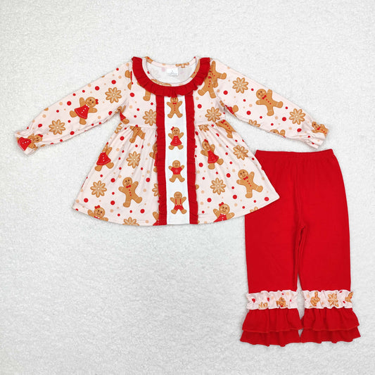 GLP1697 gingerbread sibling girl  outfit RTS  202408