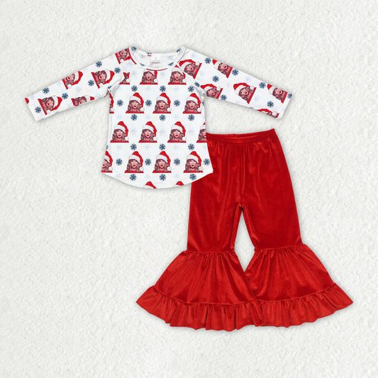 GLP1842 组合 Christmas ST taylor swift sibling velvet girl outfit 202408 RTS