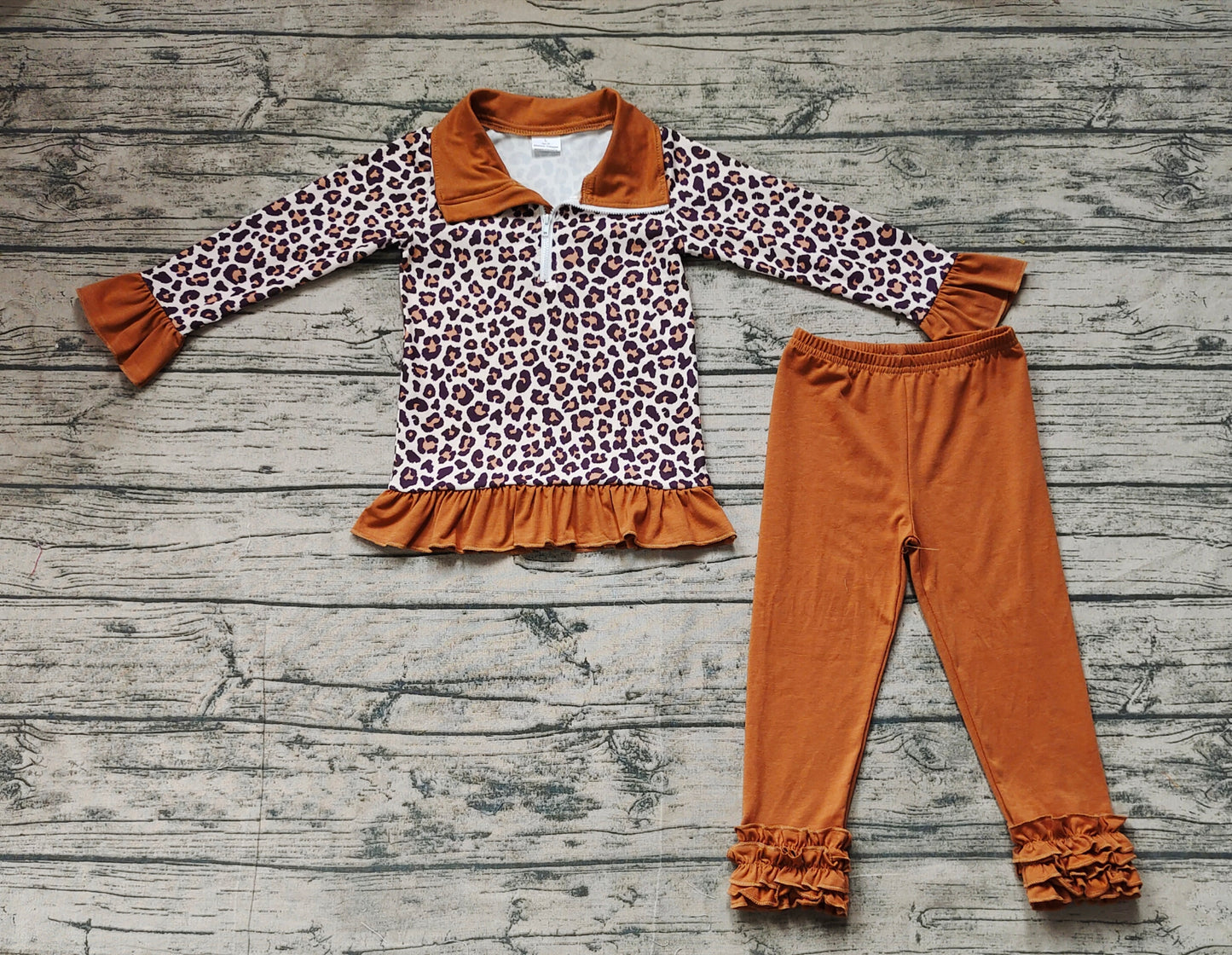 GLP1845 girl outfit brown leopard preorder 202409 sibling