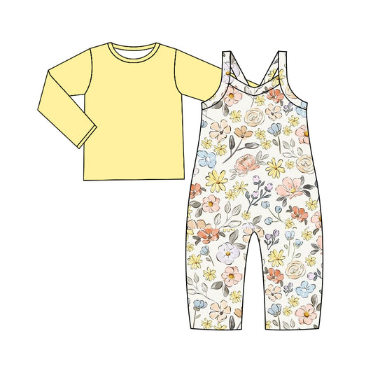 GLP2007 组合 preorder flower  pants jumpsuit girl outfit 202409