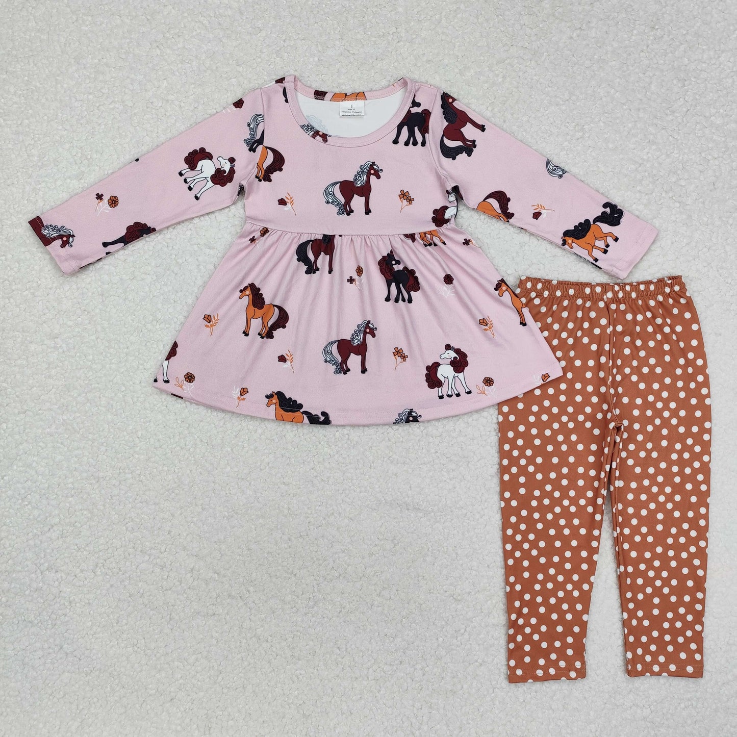 GLP2072  horse pants girl outfit 202411 RTS