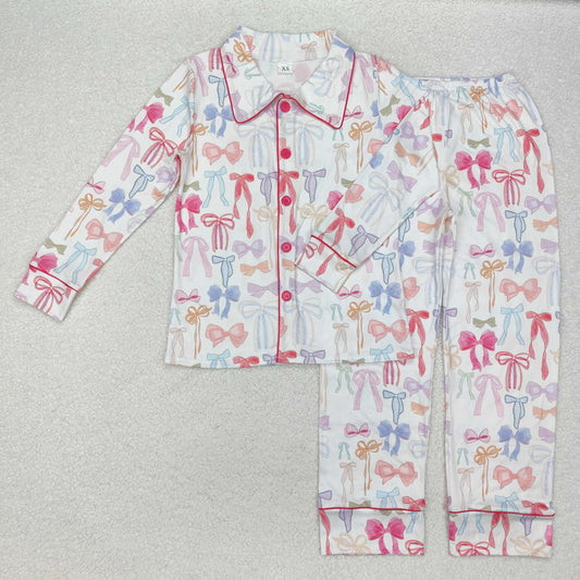 GLP2077 women adult long sleeve mommy and me adult  pajamas outfit 202412 RTS