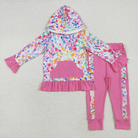 GLP2151  pink  Hoodie  girl outfit 202507 RTS