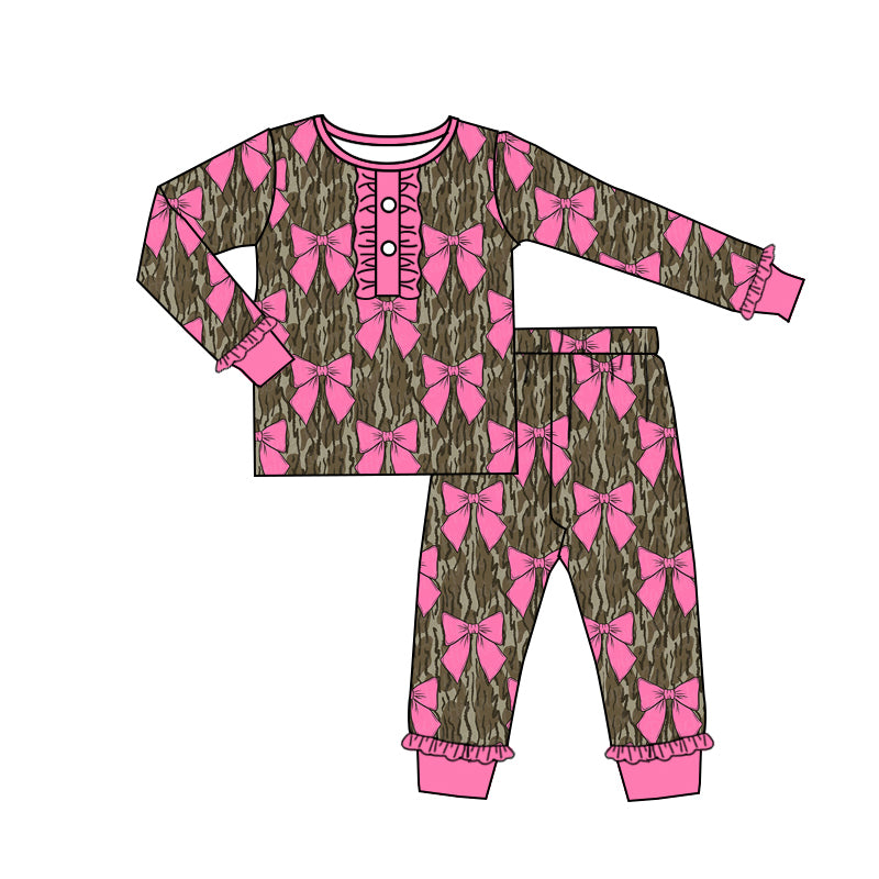 GLP2187 preorder camo bow  girl outfit 202410 sibling