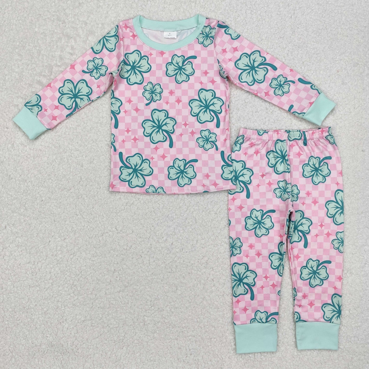 GLP2192 ST. Patrick‘ Day preorder love  girl pajamas outfit 202412 sibling