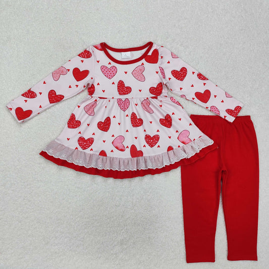 GLP2255 Valentine's Day Red love girl outfit 202501 sibling RTS