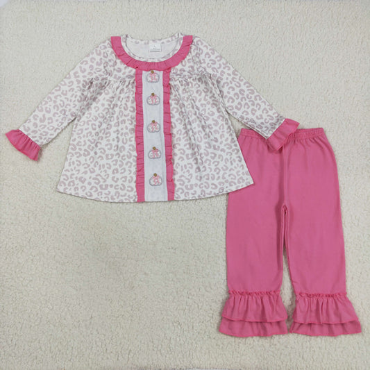 GLP2353 Embroidery pumpkin girl outfit 202508 RTS