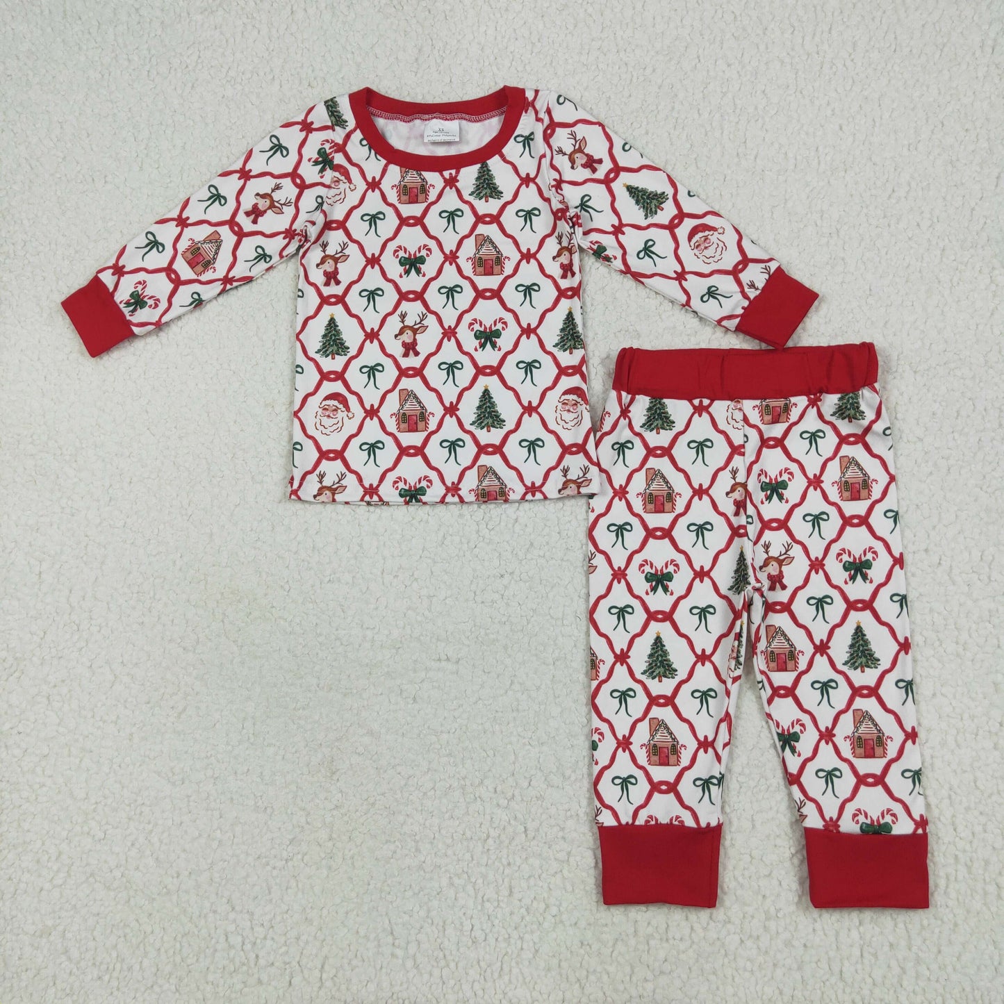 GLP2391 Christmas girl pajamas outfit 202506 RTS