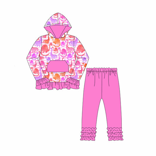 GLP2430 dinosaur western hoodie girl sibling outfit 202506 preorder