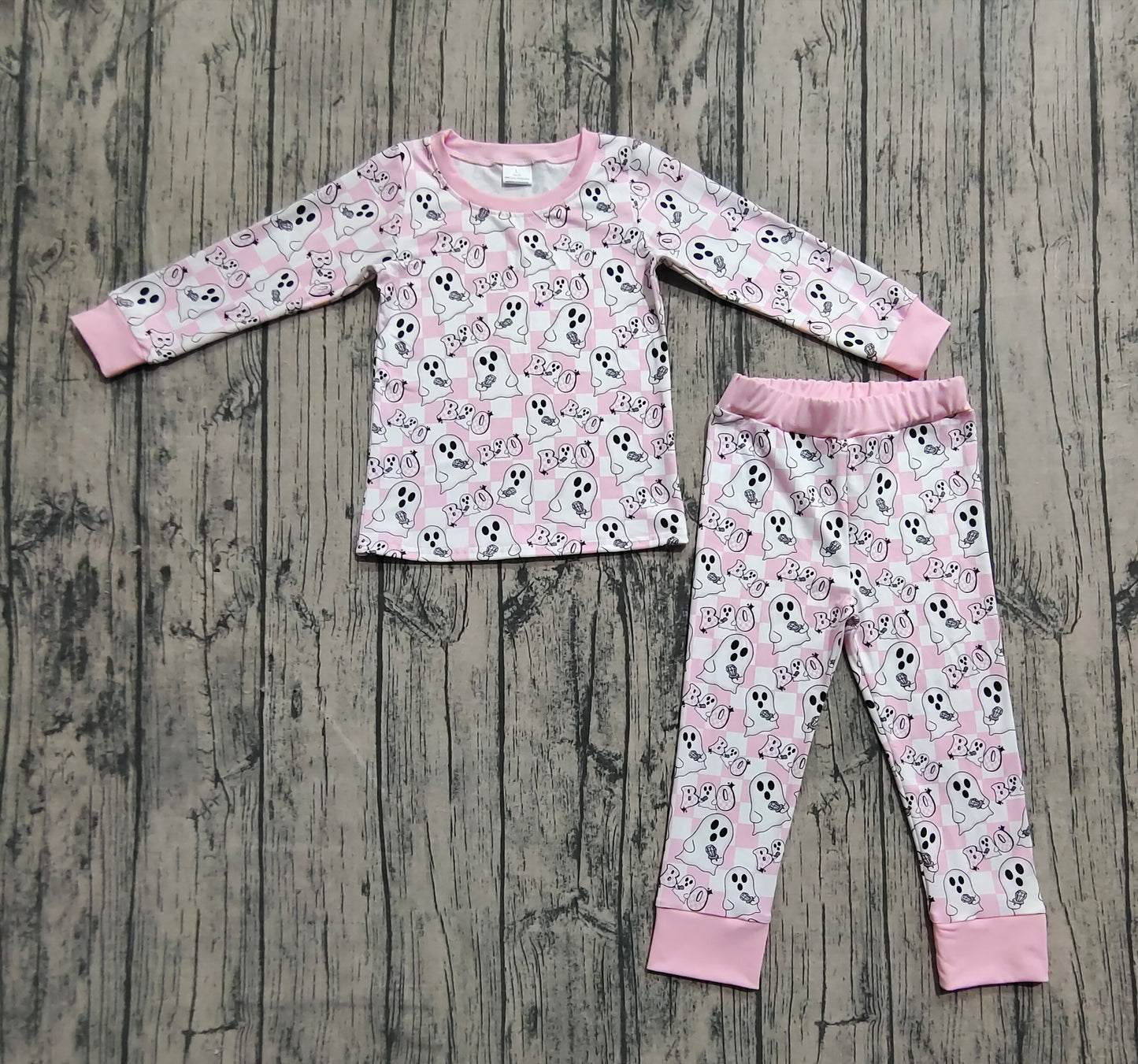 GLP2433 Halloween BOO boy pajamas  outfit 202506 preorder