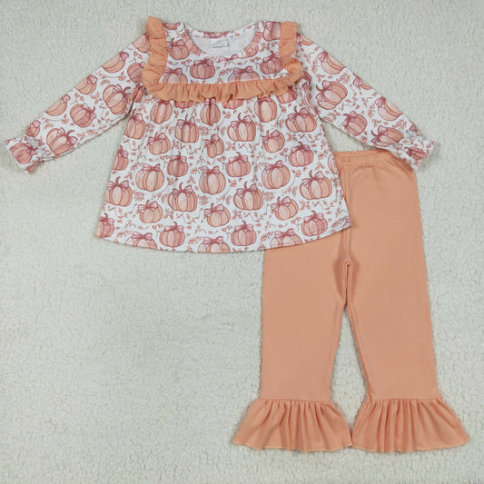 GLP2452 Halloween pumpkin  girl  outfit 202507 RTS